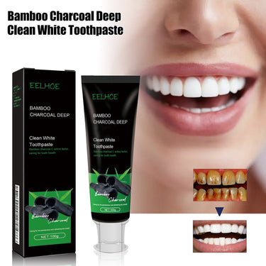 Bamboo Charcoal Teeth Whitening Toothpaste for Deep Clean